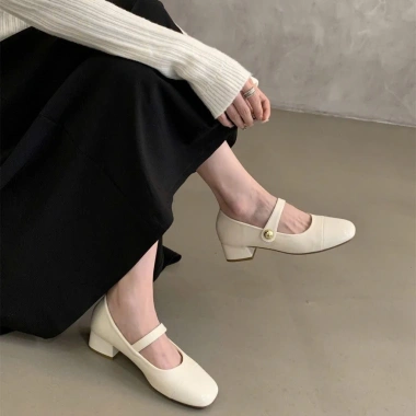 Giày Búp Bê NCSHOES mũi tròn chấm bi đế bệt quai ngang phối nơ xinh HOT TẾT 2.026 giá 144.999₫ 9