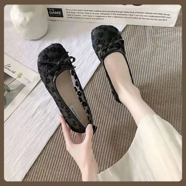 Giày Búp Bê Nơ Lưới Hoa Đế Bệt Vải Mềm Thời Trang Nữ N37 - Giá Ưu Đãi 3 Giày Búp Bê Nơ Lưới Hoa Đế Bệt Vải Mềm Thời Trang Nữ N37 - Giá Ưu Đãi 3