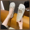 Giày Búp Bê Nơ Lưới Hoa Đế Bệt Vải Mềm Thời Trang Nữ N37 - Giá Ưu Đãi 9