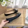 Giày búp bê nơ mũi tròn đế bệt mềm da lì nhẹ nhàng, nữ tính, hàng sẵn nhận trước Tết 7