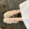 Giày búp bê nữ lưới quai ngang nơ hot trend N40 - Giá 189.000đ Anshoes Dynasty 5