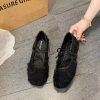 Giày búp bê nữ lưới quai ngang nơ hot trend N40 - Giá 189.000đ Anshoes Dynasty 6