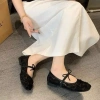Giày búp bê nữ lưới quai ngang nơ hot trend N40 - Giá 189.000đ Anshoes Dynasty 9