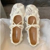 Giày búp bê nữ lưới quai ngang nơ hot trend N40 - Giá 189.000đ Anshoes Dynasty 10