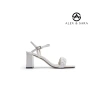 Giày cao gót Alex & Sara nữ đế vuông quai ngang tết dây 6cm - Giá ưu đãi 738.000đ