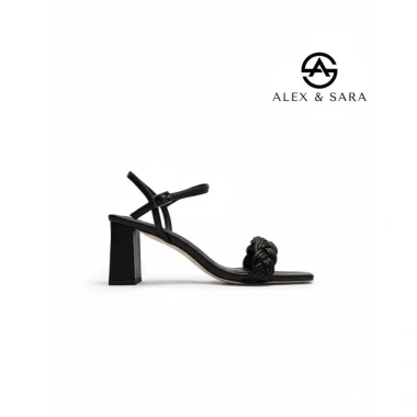 Giày cao gót Alex & Sara nữ đế vuông quai ngang tết dây 6cm - Giá ưu đãi 738.000đ 3