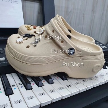 Giày Clog Unisex Cross Bella Đế Cao 8 Phân - Dép Sục Nữ Giá 335k Giảm Đặc Biệt 3 Giày Clog Unisex Cross Bella Đế Cao 8 Phân - Dép Sục Nữ Giá 335k Giảm Đặc Biệt 3