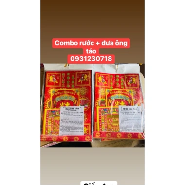Giấy cúng đưa rước ông táo 23/30 âm lịch kèm văn khấn, giấy đẹp đầy đủ - Giá 15k