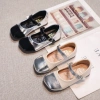 Giày Da Bé Gái Colorblock Ballet Flats Chống Trơn Trượt Mùa Thu 2.025 - Thiết Kế Mary Jane Công Chúa Thanh Lịch Dự Tiệc 2