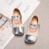 Giày Da Bé Gái Colorblock Ballet Flats Chống Trơn Trượt Mùa Thu 2.025 - Thiết Kế Mary Jane Công Chúa Thanh Lịch Dự Tiệc 3
