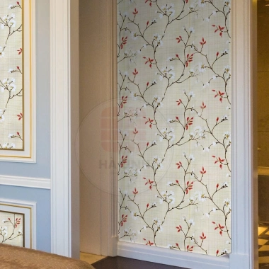 Giấy dán tường hoa 3D tự dính chống thấm nước, khổ 45cm - Phòng ngủ, khách chỉ 27k
