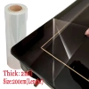 Giấy Dán Tường Trong Suốt Tự Dính 200cm Chống Dầu Chịu Nhiệt Vân Đá Cẩm Thạch