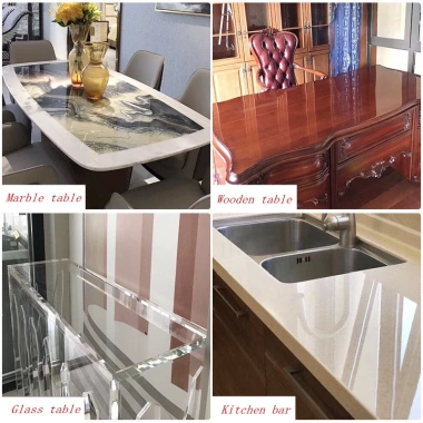 Giấy Dán Tường Trong Suốt Tự Dính 200cm Chống Dầu Chịu Nhiệt Vân Đá Cẩm Thạch 7