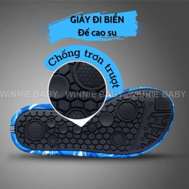 Giày Đế Cao Su Bảo Vệ Chân Chống Trượt Size Người Lớn - Giày Đi Biển, Đi Bơi, Lặn - Quyensport 139k 7