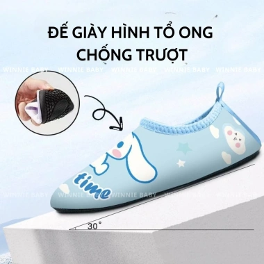 Giày Đế Cao Su Chống Trơn Trượt Trẻ Em - Dép Đi Biển, Giày Lặn Biển, Giày Tắm Bơi, Giá 72.000đ