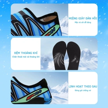 Giày đi biển, bơi, lặn, nước - Chống trượt, ngăn trầy xước, chỉ 50.000 VNĐ