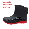 Giày đi mưa chống trượt, chống thấm nước size 37-43, ủng cao su ngắn, hàng nội địa Trung, thích hợp phượt giá 20.500 VND 3
