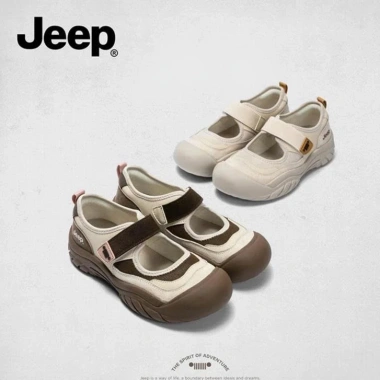 Giày Jeep Mary Jane Hybrid Nữ Brown‑Grey Chính Hãng - Giảm giá 23% chỉ 1.692.000đ