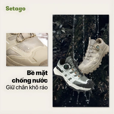 Giày leo núi Viper chống nước, đế cao su bám chắc, không trơn trượt – Giá 800.000₫