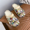 Giày lỗ mùa hè nữ phong cách mới, PVC chống trơn trượt, đi biển, sân vườn 8