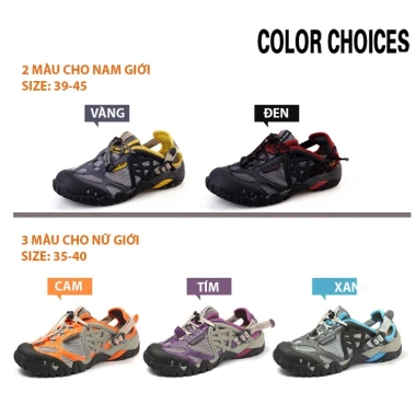 Giày Lội Suối Leo Núi Chèo Kayak Cổ Thấp Thoáng Khí Nhanh Khô Ôm Sát Chân 058 630k 3