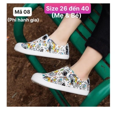 Giày lười nhựa su mềm NATIVE 2.024 cho Mẹ và Bé, êm chân, đi mưa nắng, biển, du lịch, đi bộ, Giá 139.000 VND 8