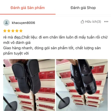 Giày Mary Jane Búp Bê Nữ Mũi Vuông Quai Dẹt Ngang Siêu Êm - Giá chỉ 185.000đ