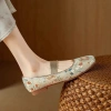 Giày Mary Jane thêu Tết áo dài mới cho nữ mũi vuông - Đế mềm thoải mái, thời trang xuân thu, chỉ 280.000₫ 2