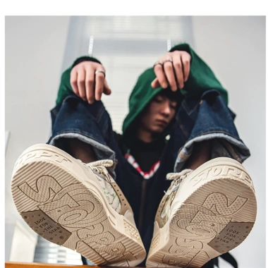 Giày Nam Urban Sneaker Dây To Vải Tweed Đế Cao Su - 119k BST Tết 2.026 2Seven G08 7