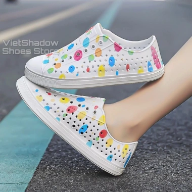 Giày nhựa đi mưa WNC Native Luchi EVA siêu nhẹ, không thấm nước, họa tiết sơn nhúng - Giá giảm 185.000₫ 7