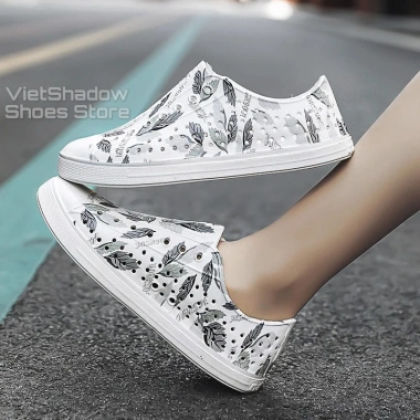 Giày nhựa đi mưa WNC Native Luchi EVA siêu nhẹ, không thấm nước, họa tiết sơn nhúng - Giá giảm 185.000₫ 8