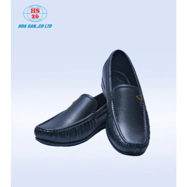 Giày nhựa Hoa San màu đen bền đẹp, giày xây, lao động cỡ 36-43, giảm giá 55.000₫
