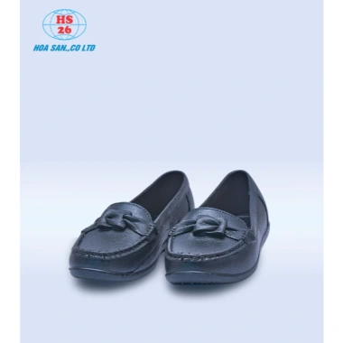 Giày nhựa Hoa San màu đen bền đẹp, giày xây, lao động cỡ 36-43, giảm giá 55.000₫