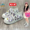 Giày nhựa Size 25-40 cho Mẹ & Bé: nhẹ, thoáng khí, an toàn, đi bộ du lịch mưa