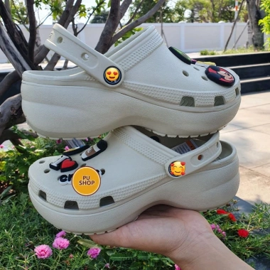 Giày Nữ Cross Clog Platform 5p Đế Cao Quảng Châu Giá 289k Tặng 10 Sticker 6 Giày Nữ Cross Clog Platform 5p Đế Cao Quảng Châu Giá 289k Tặng 10 Sticker 6