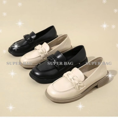 Giày Nữ Mary Janes Tiểu Thư Nơ Đẹp FREESHIP Giá 89k - Siêu Sale Tết 7