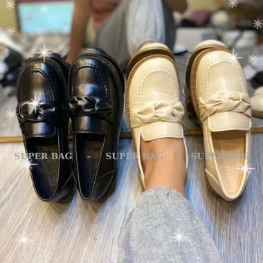 Giày Nữ Mary Janes Tiểu Thư Nơ Đẹp FREESHIP Giá 89k - Siêu Sale Tết 9