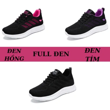 Giày nữ thể thao GTTN41 vải thông hơi - Đa năng đi làm, chạy bộ, tập gym, giảm còn 155k