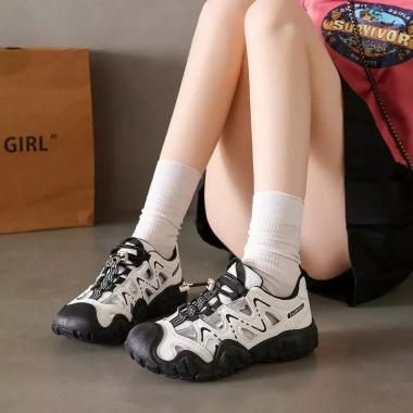 Giày Nữ Thể Thao Mùa Thu 2.025 - Đế dày, leo núi, đi bộ đường dài, giá 215k