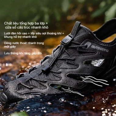 Giày River Trekking XTEP cho Nam - Sandal Thể Thao Ngoài Trời, Đi Biển, Đế Siêu Bám, Thoáng Khí, Giảm Giá 17% 4