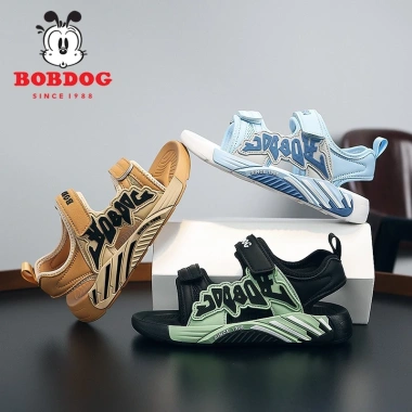 Giày sandal bé trai Bobdog đế mềm nhẹ, dây Velcro thời trang, phù hợp đi biển, giá 348.829₫ 4