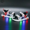 Giày Sandal Bé Trai LED Dạ Quang Đế Mềm Chống Trơn Trượt Thời Trang Hoạt Hình
