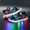Giày Sandal Bé Trai LED Dạ Quang Đế Mềm Chống Trơn Trượt Thời Trang Hoạt Hình 2