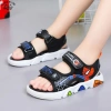 Giày Sandal Bé Trai LED Dạ Quang Đế Mềm Chống Trơn Trượt Thời Trang Hoạt Hình 4
