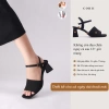 Giày Sandal Cao Gót Mũi Vuông Đen Thời Trang Tết 2.026 – Giá Ưu Đãi 345k 3
