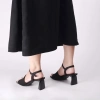 Giày Sandal Cao Gót Mũi Vuông Đen Thời Trang Tết 2.026 – Giá Ưu Đãi 345k 9