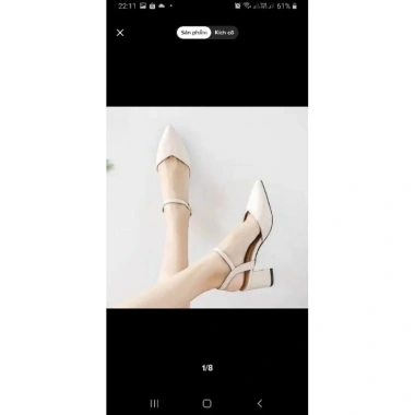 Giày sandal cao gót nữ mũi nhọn 5cm - Thời trang sang trọng, giá chỉ 91.000 VND 7