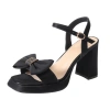 Giày sandal cao gót S80 cao 10p đế đúp 2 màu đen trắng thanh lịch sang trọng giảm giá 174k 3