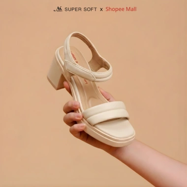 Giày Sandal Cao Gót Super Soft AK268 6P Đế Trụ Vững Chắc Lỗ Thoáng Khí 329k Đón Tết 8 Giày Sandal Cao Gót Super Soft AK268 6P Đế Trụ Vững Chắc Lỗ Thoáng Khí 329k Đón Tết 8
