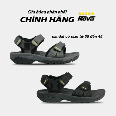 Giày sandal đế đúc Rova RV679G size 35-45 nam nữ màu xám giảm giá 279k thoải mái thời trang